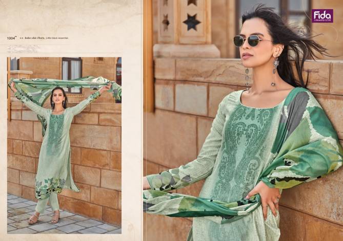 Shylah By Fida Digital Printed Blended Voile Cotton Dress Material Wholesale Clothing Suppliers In India